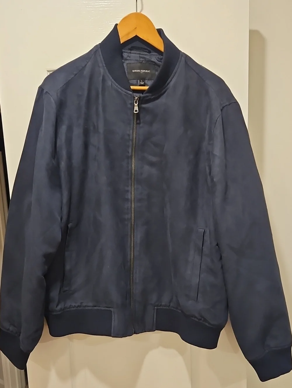 Banana Republic Men's Dark Navy Bomber Jacket